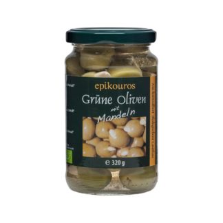 Epikouros Olives vertes farcies aux amandes