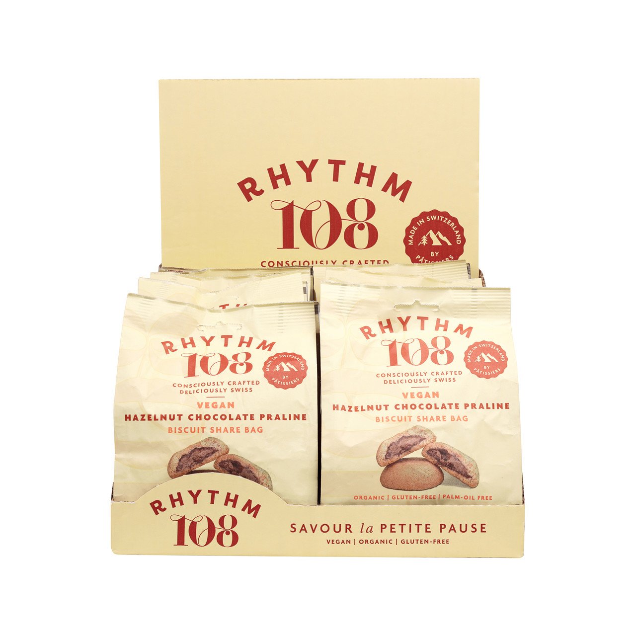 Rhythm 108 Biscuit praliné au chocolat et noisette