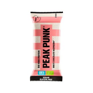 Peak Punk Barre protéinée à l'avoine Raspberry White Chocolate