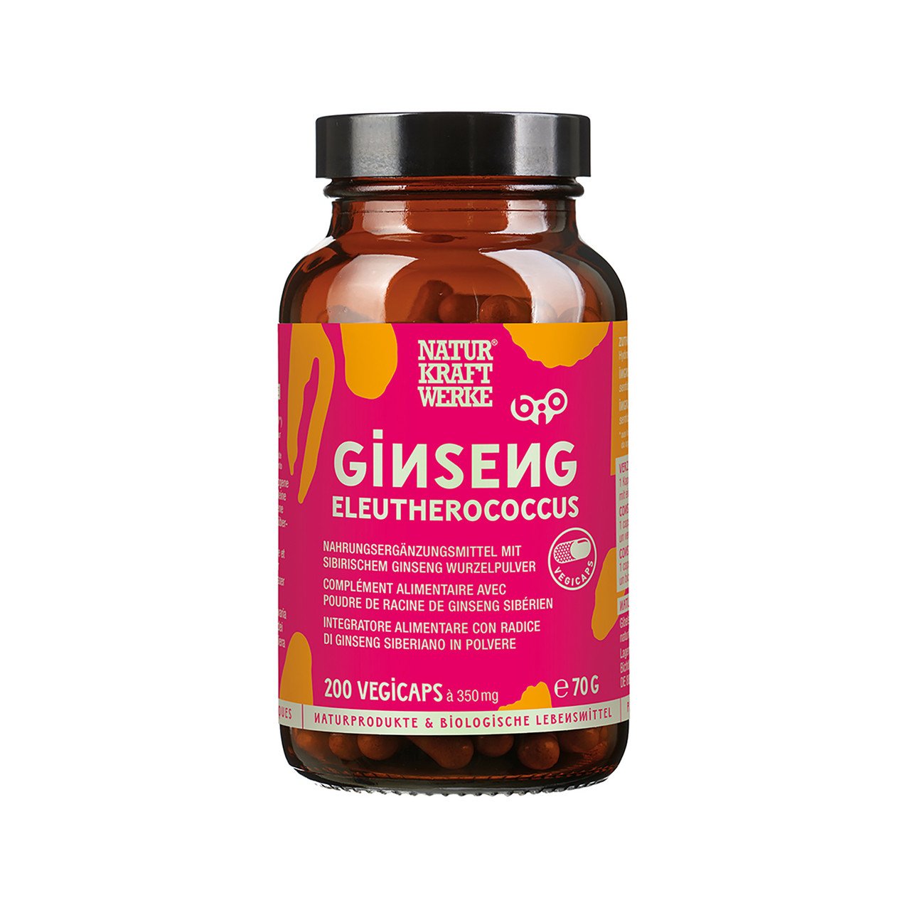 NaturKraftWerke Ginseng Eleutherococcus Vegicaps