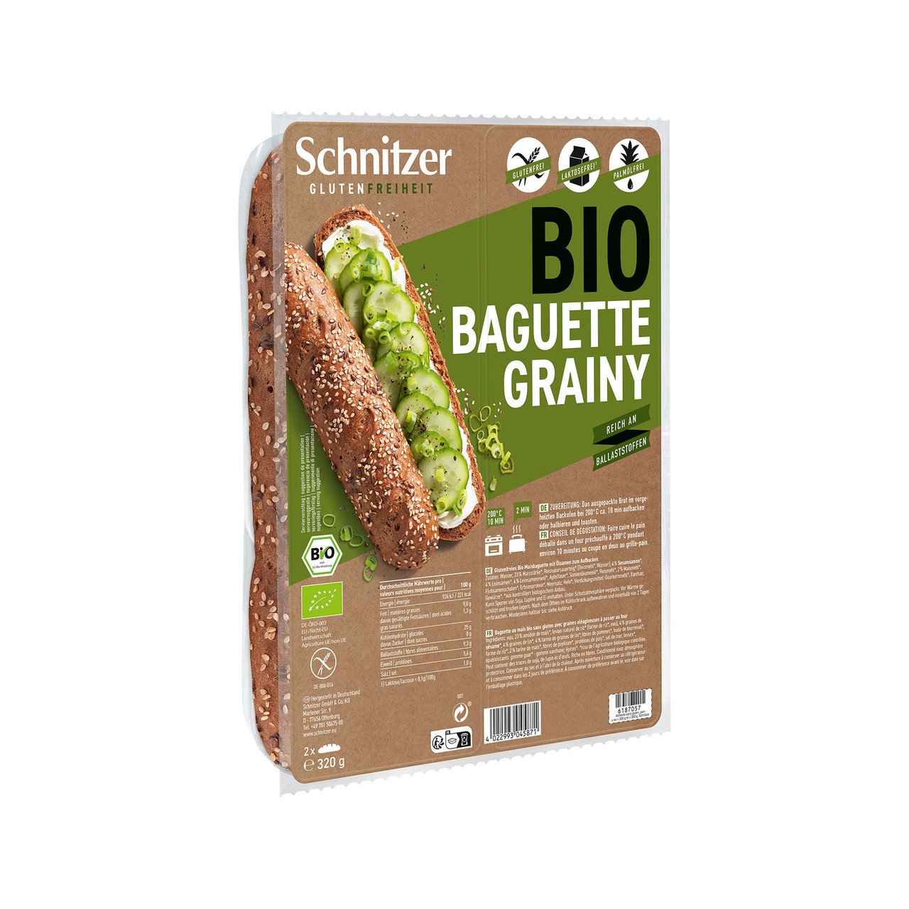 Schnitzer Baguette grainy