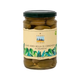 Terra Verde Olives vertes entières dans saumure