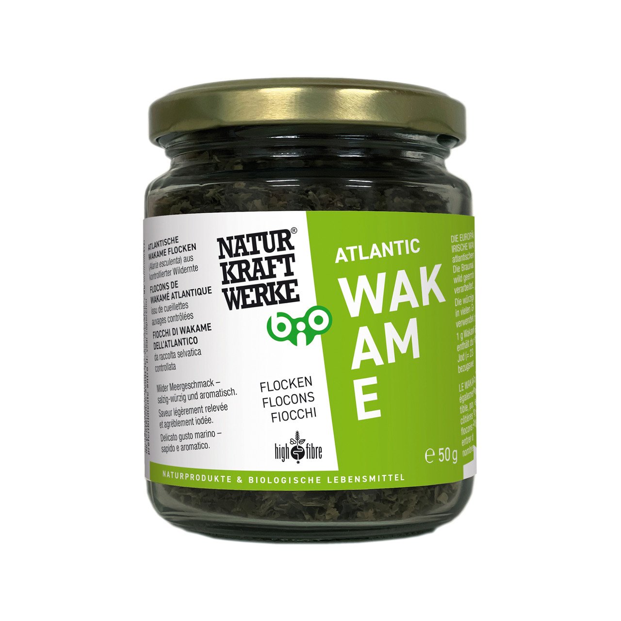 NaturKraftWerke Flocons de Wakamé Atlantique