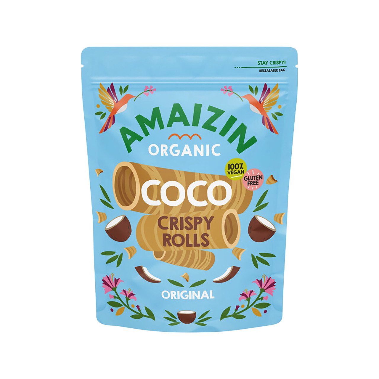 Amaizin Coco Crispy Rolls original