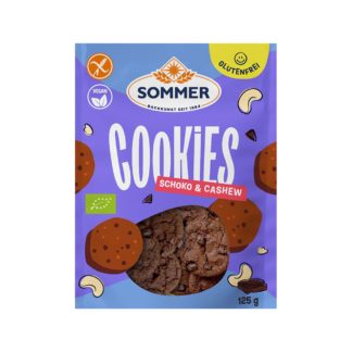 Sommer Cookies au chocolat & noix de cajou sans gluten
