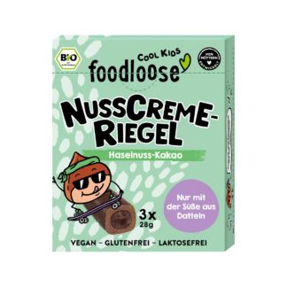 Foodloose Barre crème praliné Noisette-Cacao