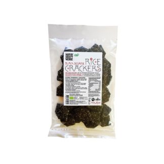 NaturKraftWerke Cackers au riz complet avec sésam noir et tamari
