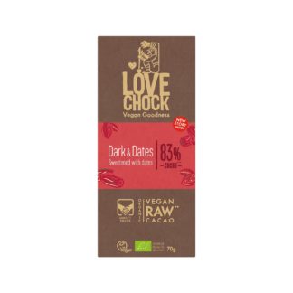 lovechock Dark & Dates 83% chocolat