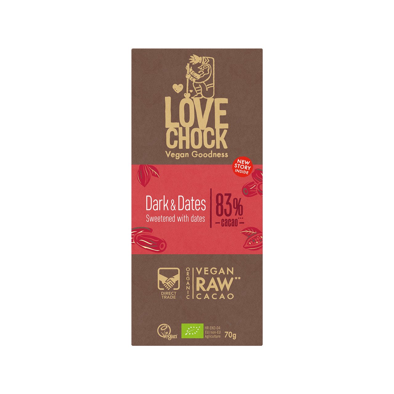 lovechock Dark & Dates 83% chocolat