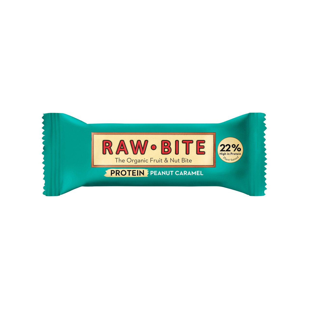 Rawbite Barre crue protéines Peanut Caramel