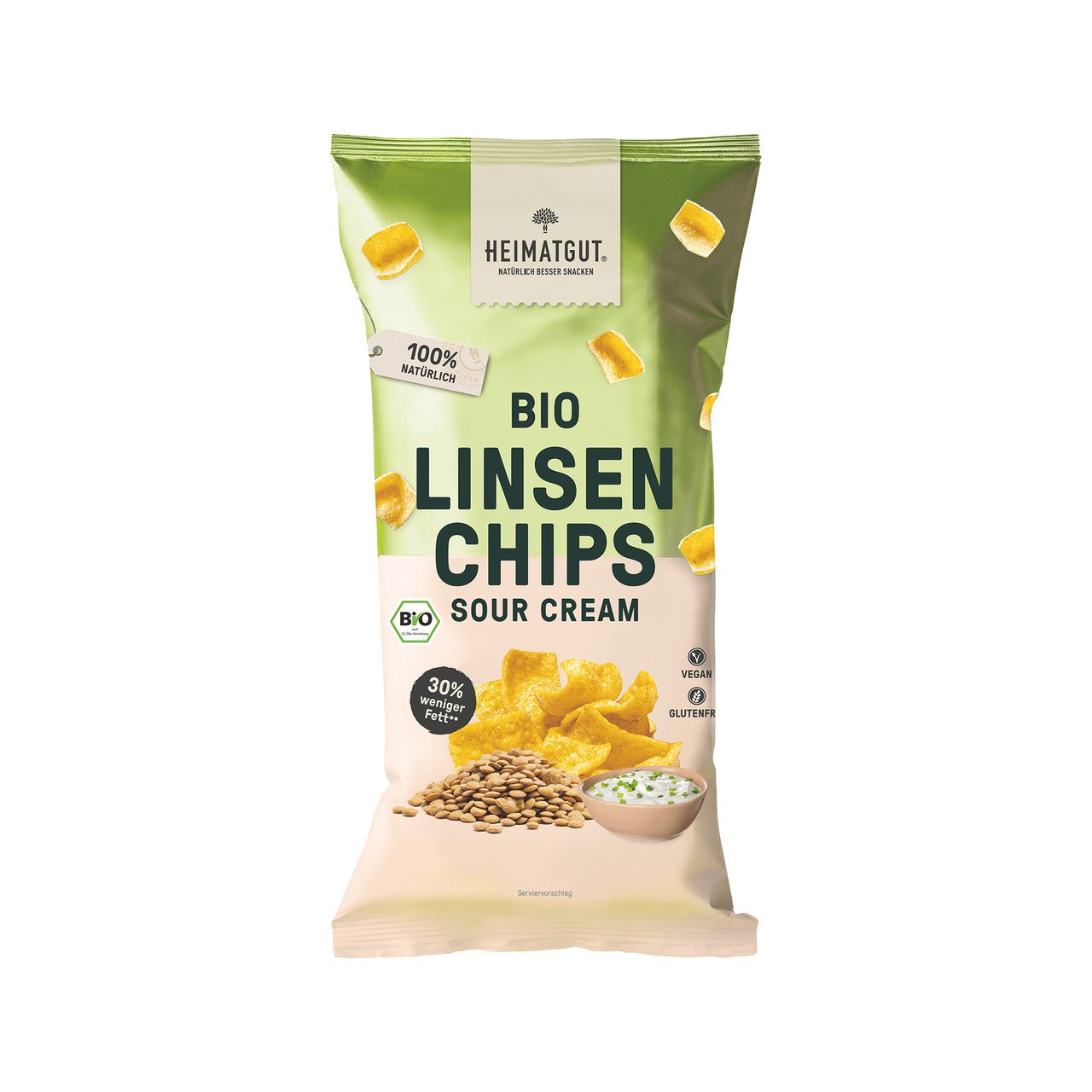 Heimatgut Chips de lentilles Sour Cream