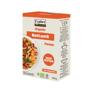Explore Cuisine Penne aux lentilles corail