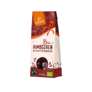 Landgarten Framboises enrobées de chocolat noir