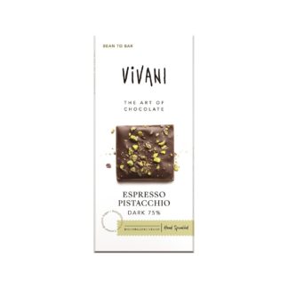 Vivani Chocolat Espresso Pistacchio Noir 75%
