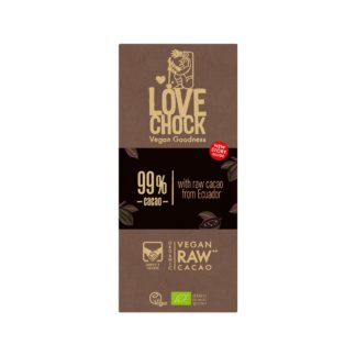 lovechock Chocolat 99 % cacao Équateur