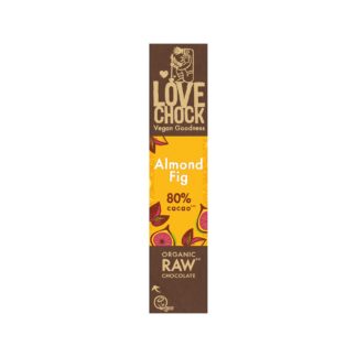 lovechock Barre de chocolat amande-figue 80%