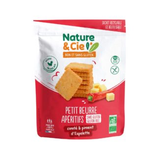 Nature et Cie Petit beurre apéritif Comté-Piment d'espelette
