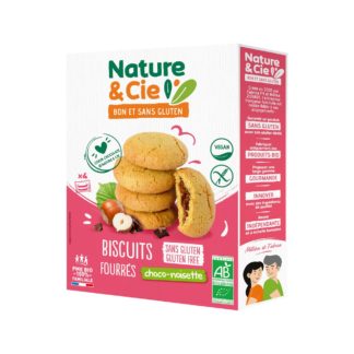 Nature et Cie Biscuits fourrés choco noisette