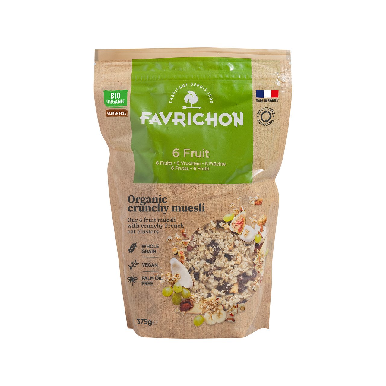 Favrichon Muesli croustillant 6 fruits