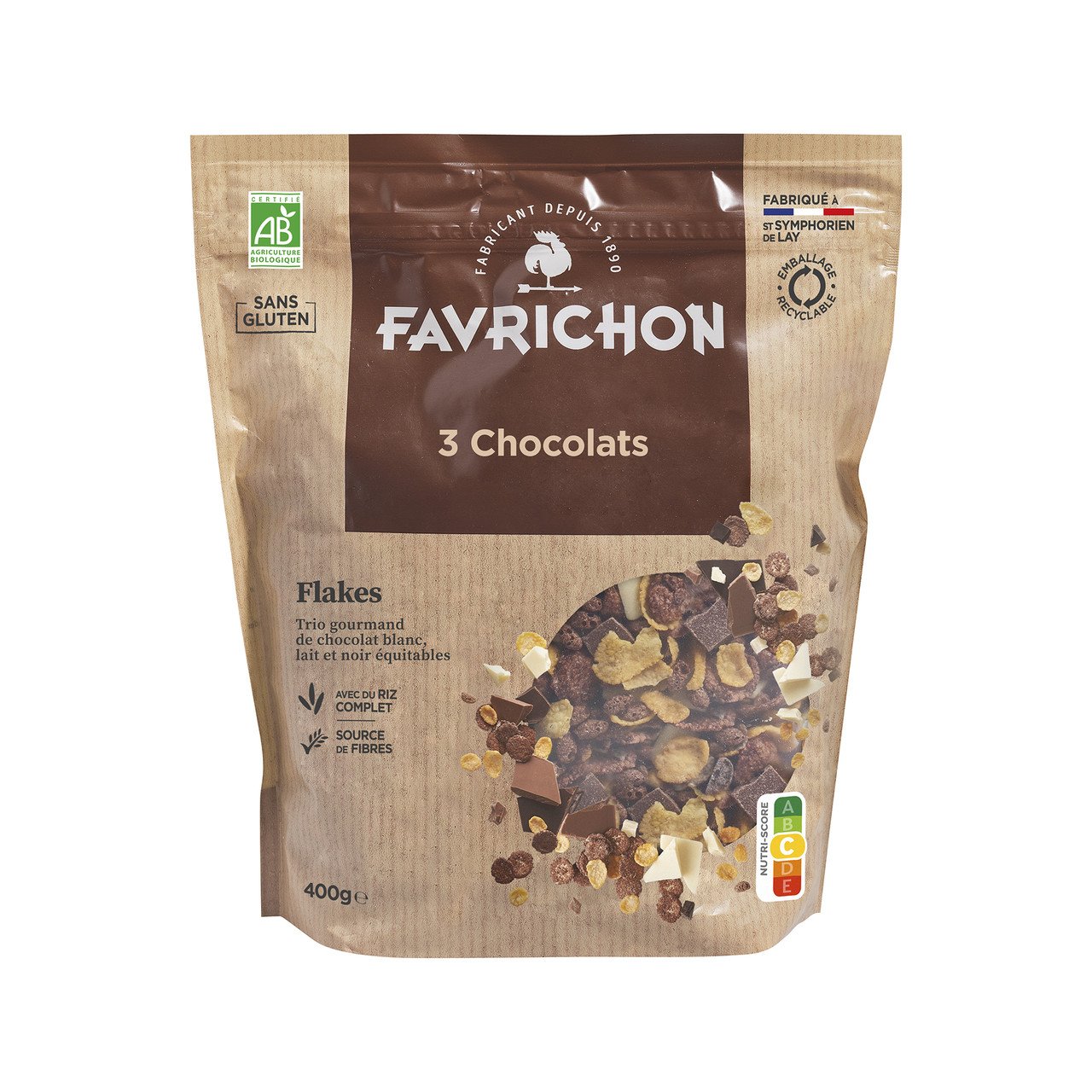 Favrichon Flakes 3 chocolats