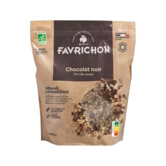Favrichon Muesli croustillant chocolat noir